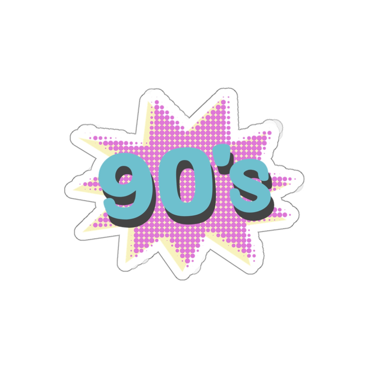 Retro 90's Sticker