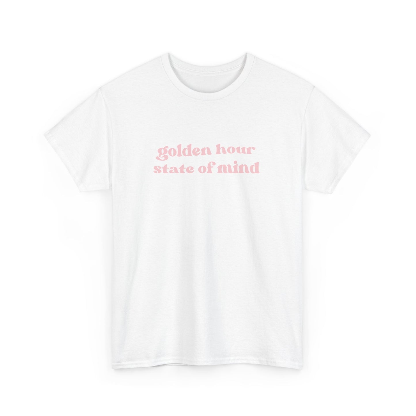 Golden Hour State of Mind Tee in Pink