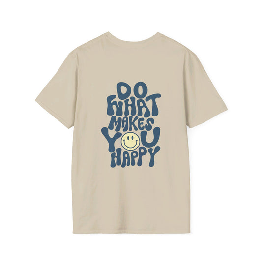 Teal Do What Makes You Happy Graphic Tee