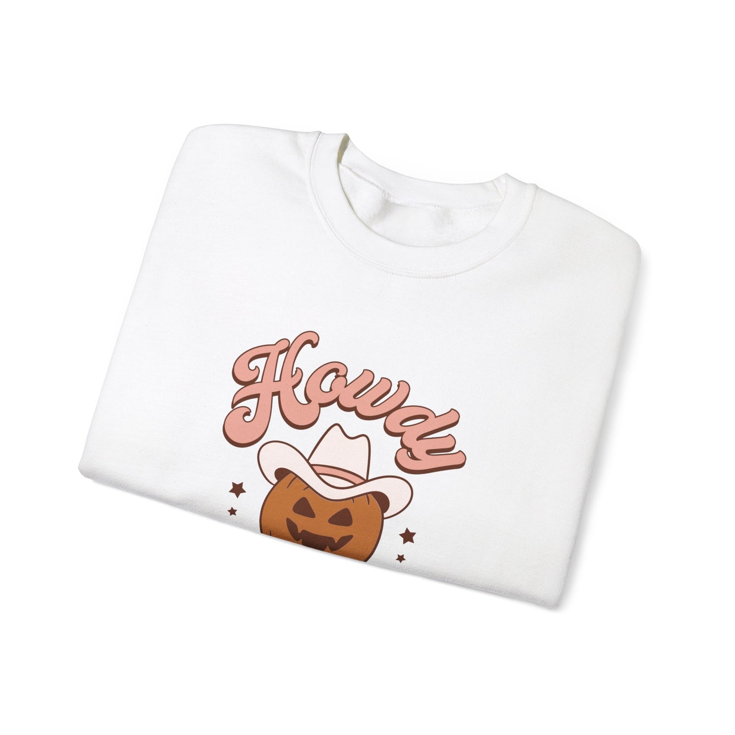 Howdy Pumpkin Halloween Crewneck Sweatshirt