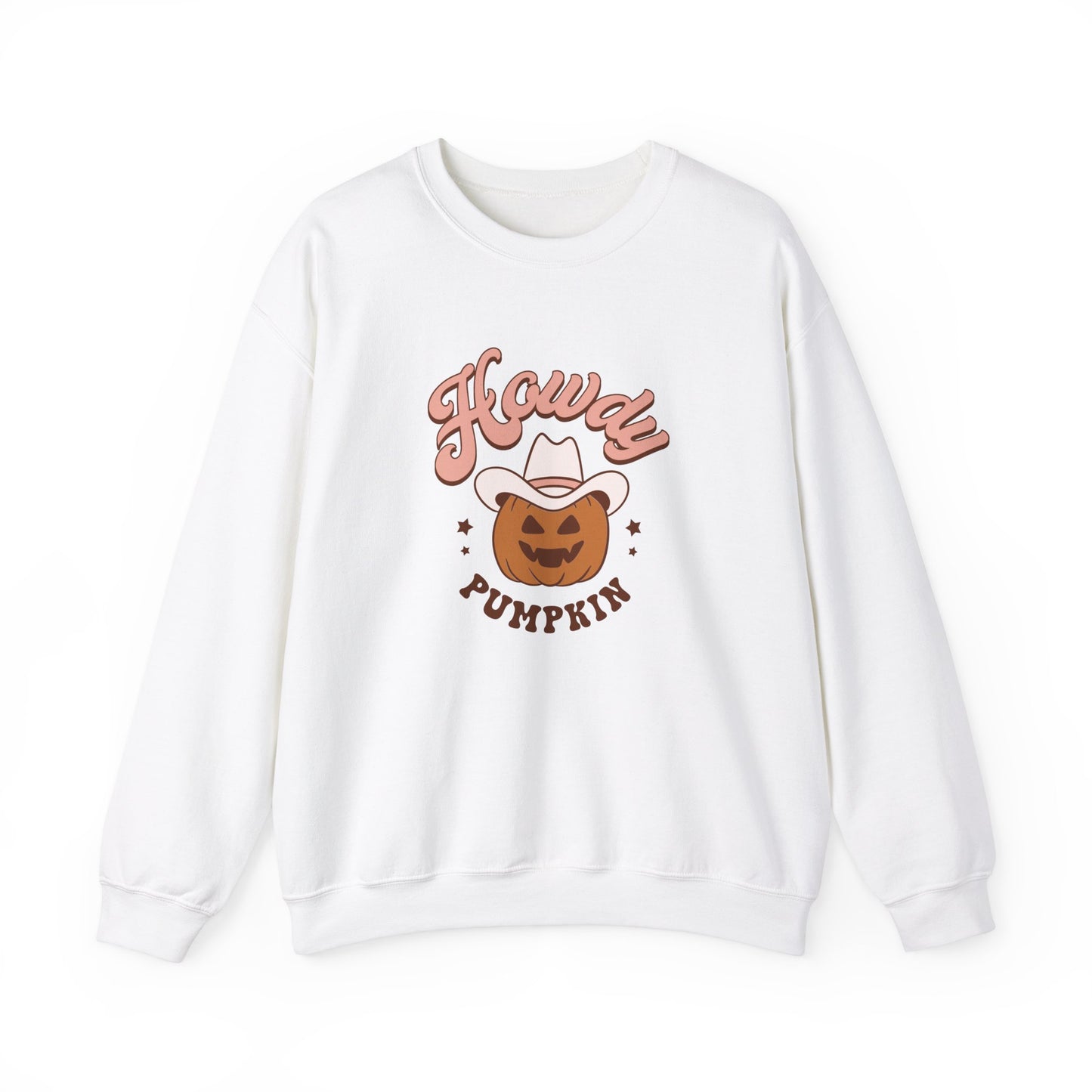 Howdy Pumpkin Halloween Crewneck Sweatshirt