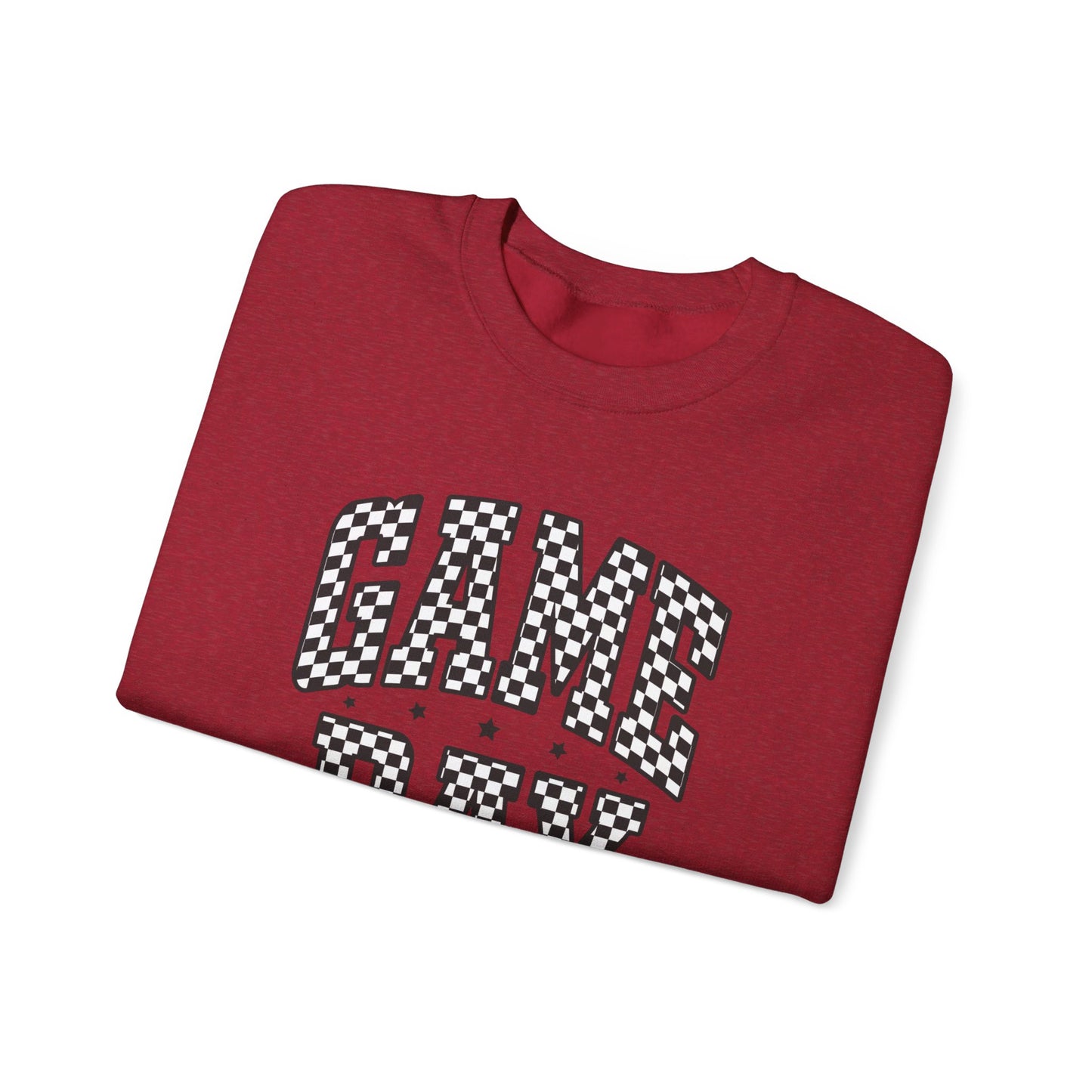 Checkered Game Day Crewneck Sweatshirt