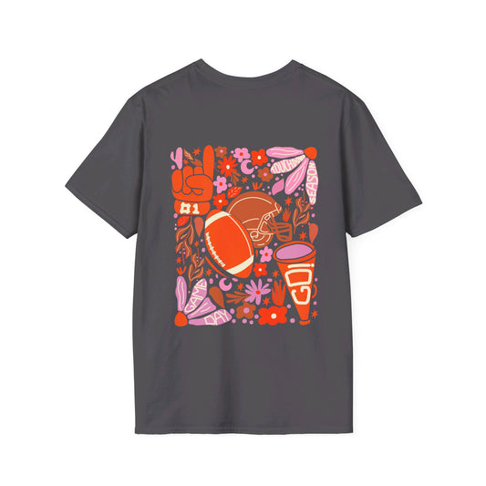 Floral Game Day Graphic Tee