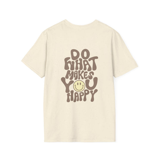 Tan Do What Makes You Happy Graphic Tee