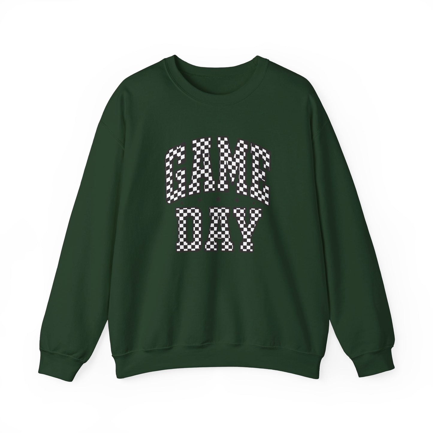 Checkered Game Day Crewneck Sweatshirt