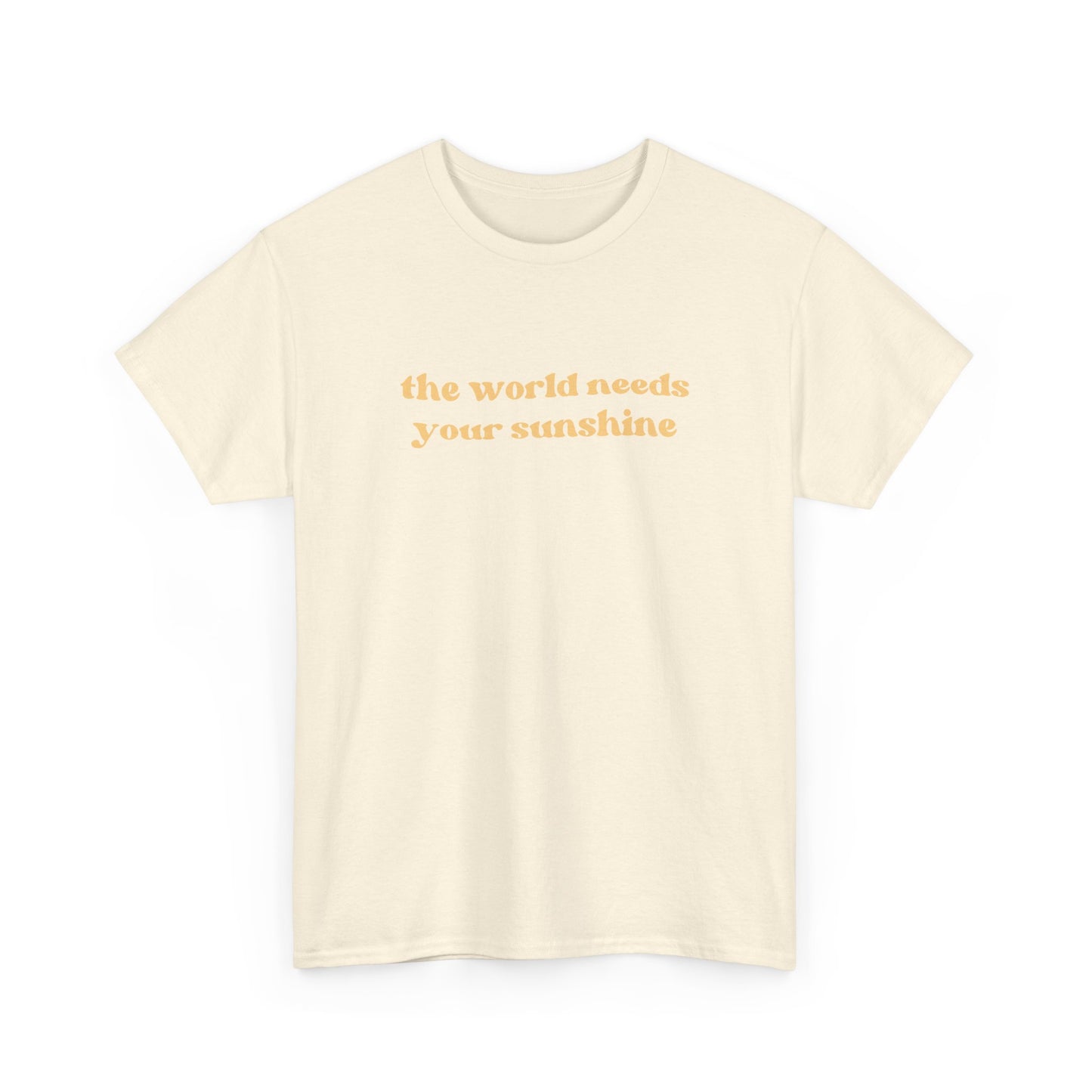 The World Needs Your Sunshine Tee in Melon