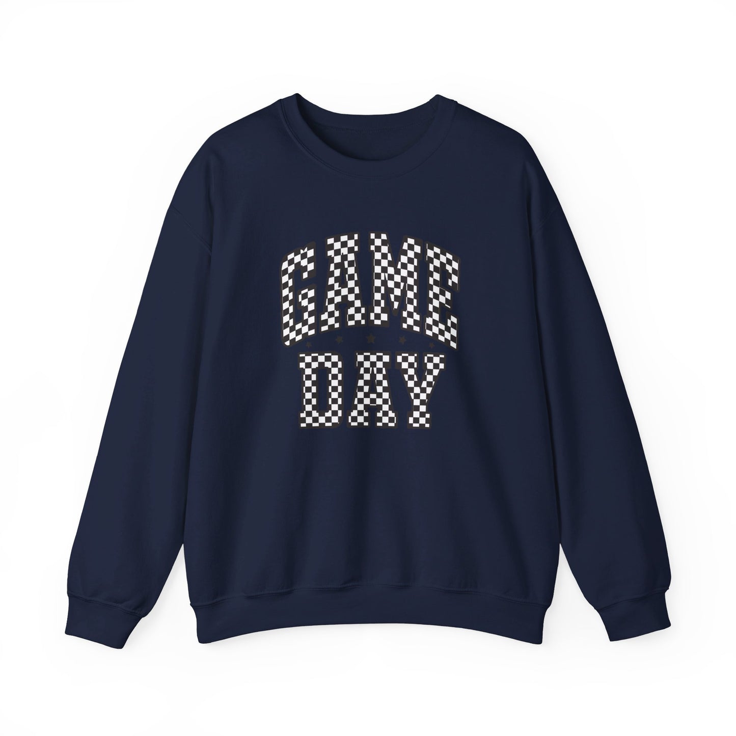 Checkered Game Day Crewneck Sweatshirt