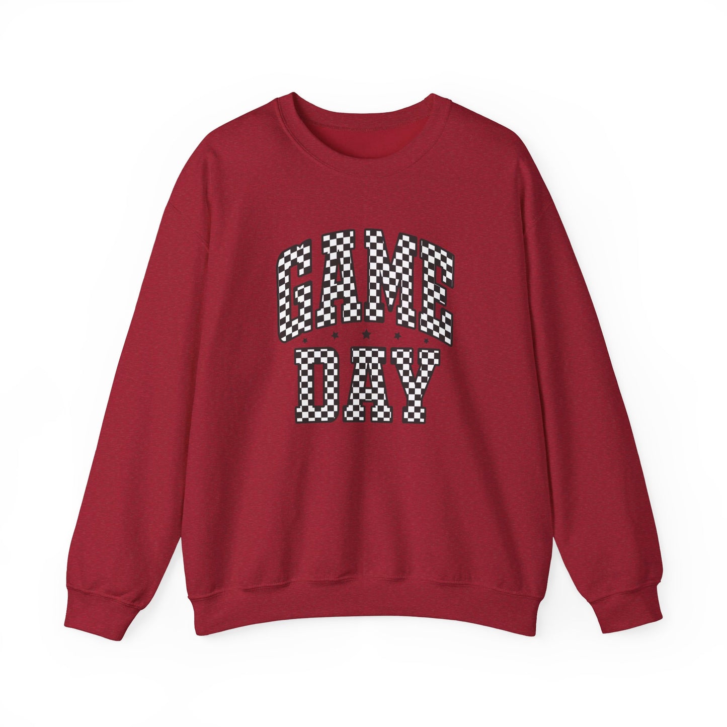 Checkered Game Day Crewneck Sweatshirt