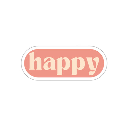 Happy Sticker