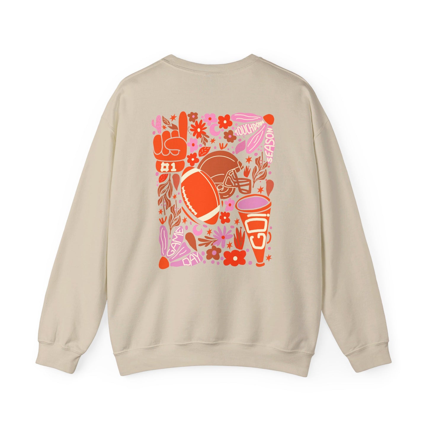 Floral Game Day Crewneck Sweatshirt