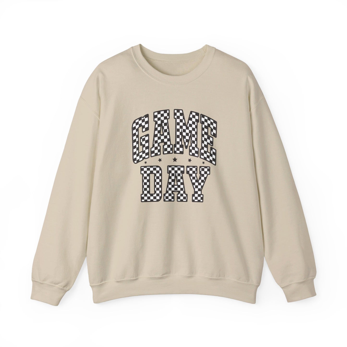 Checkered Game Day Crewneck Sweatshirt