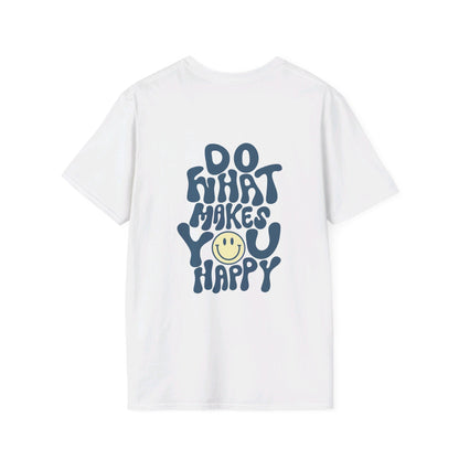 Teal Do What Makes You Happy Graphic Tee