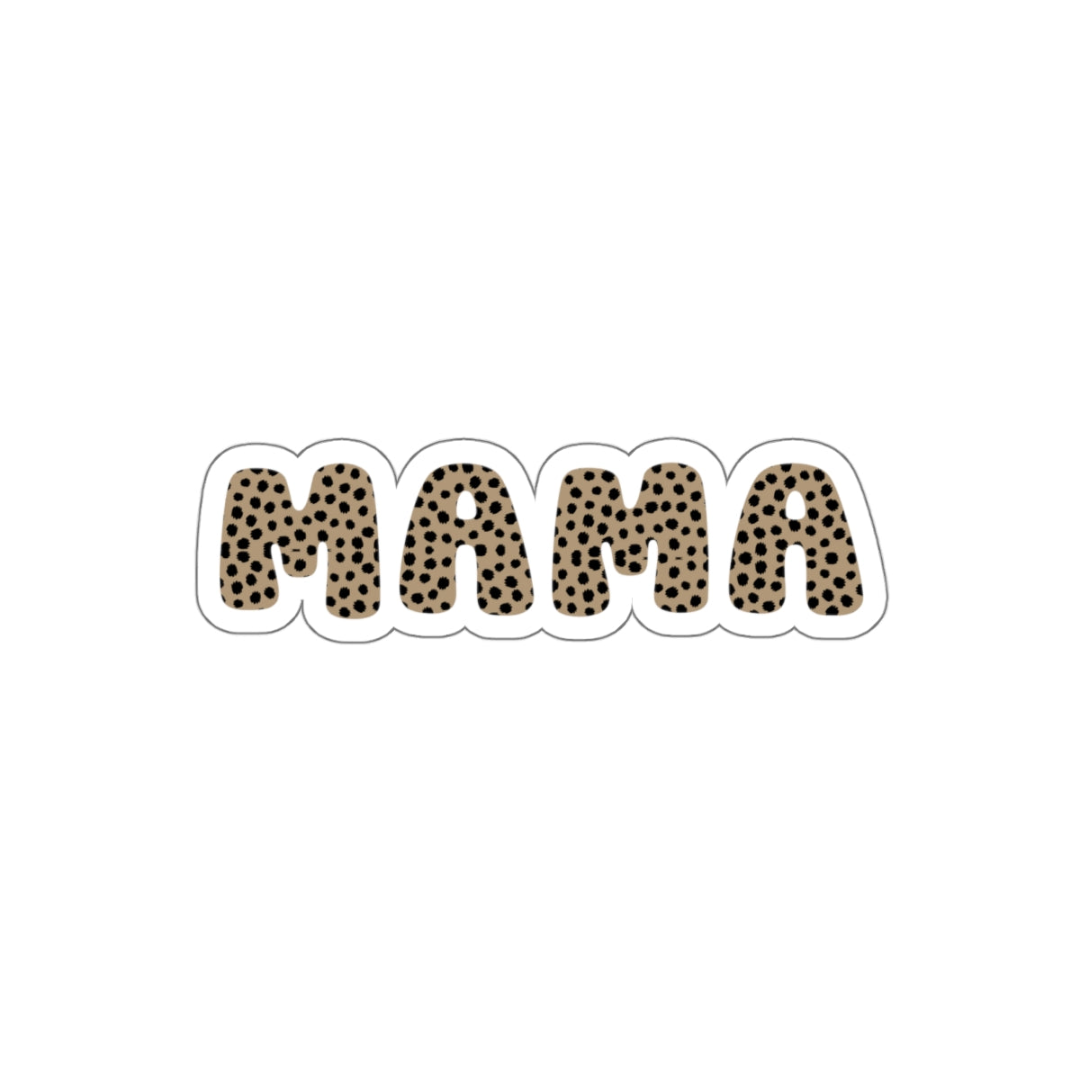 Leopard Mama Sticker