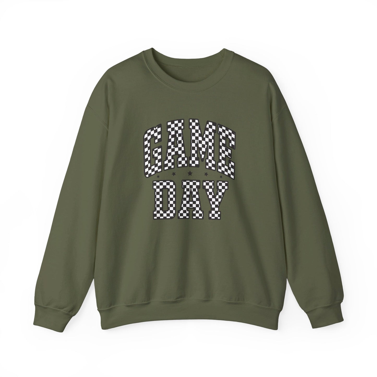 Checkered Game Day Crewneck Sweatshirt