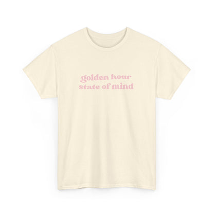 Golden Hour State of Mind Tee in Pink