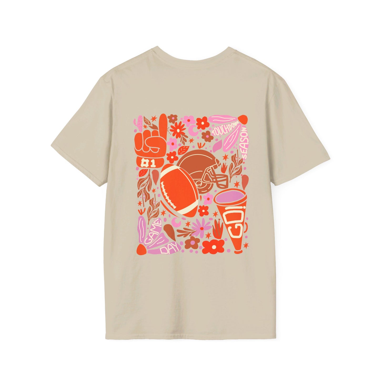 Floral Game Day Graphic Tee