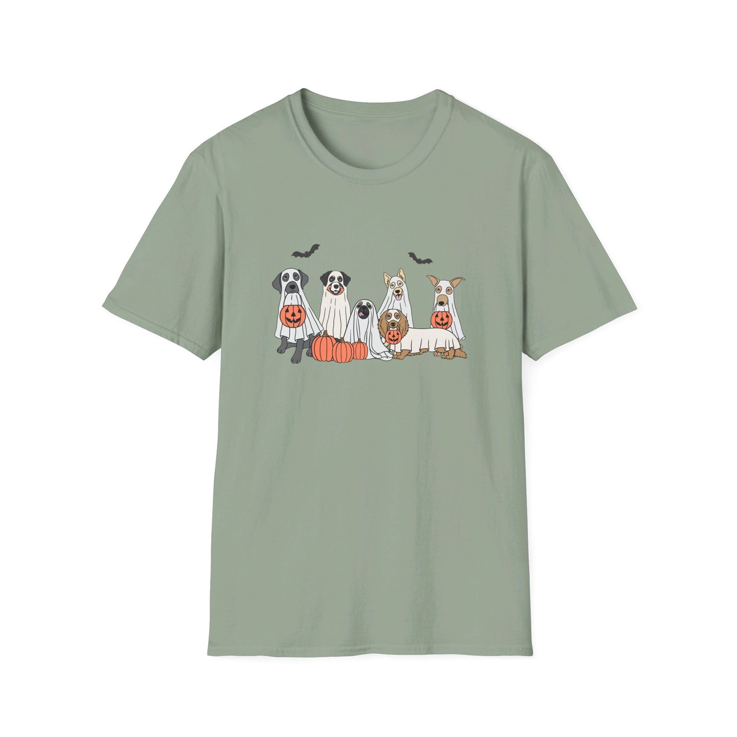 Ghost Dogs Halloween Graphic Tee