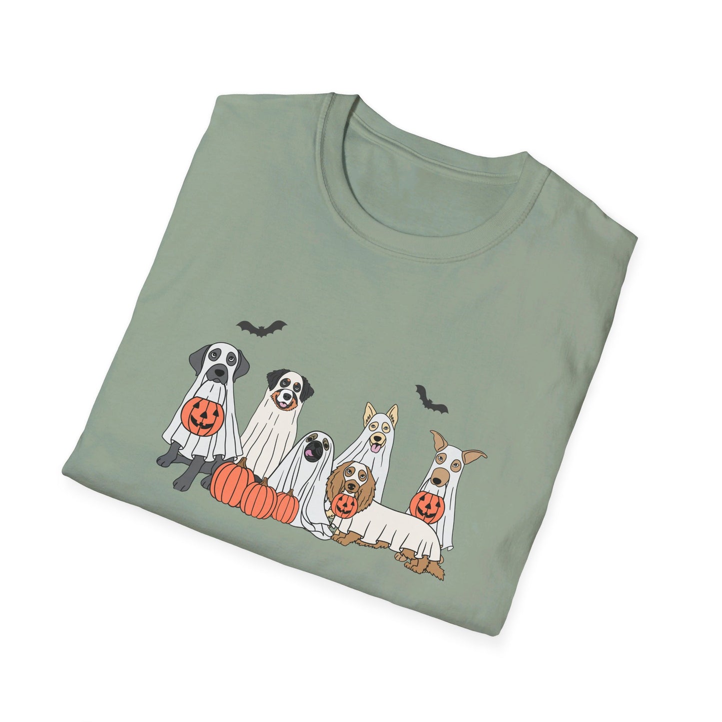 Ghost Dogs Halloween Graphic Tee