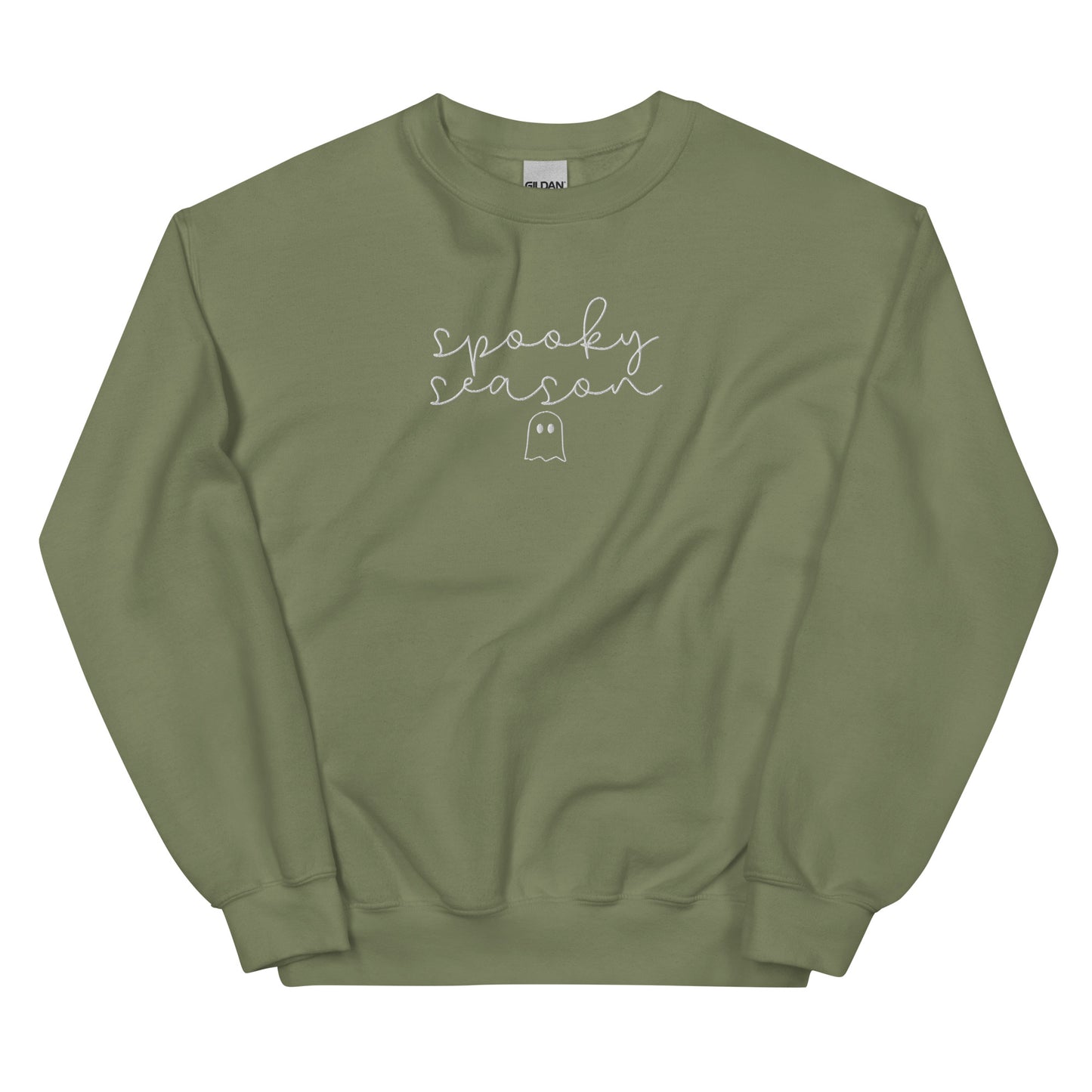 Spooky Season Embroidered Crewneck Sweatshirt