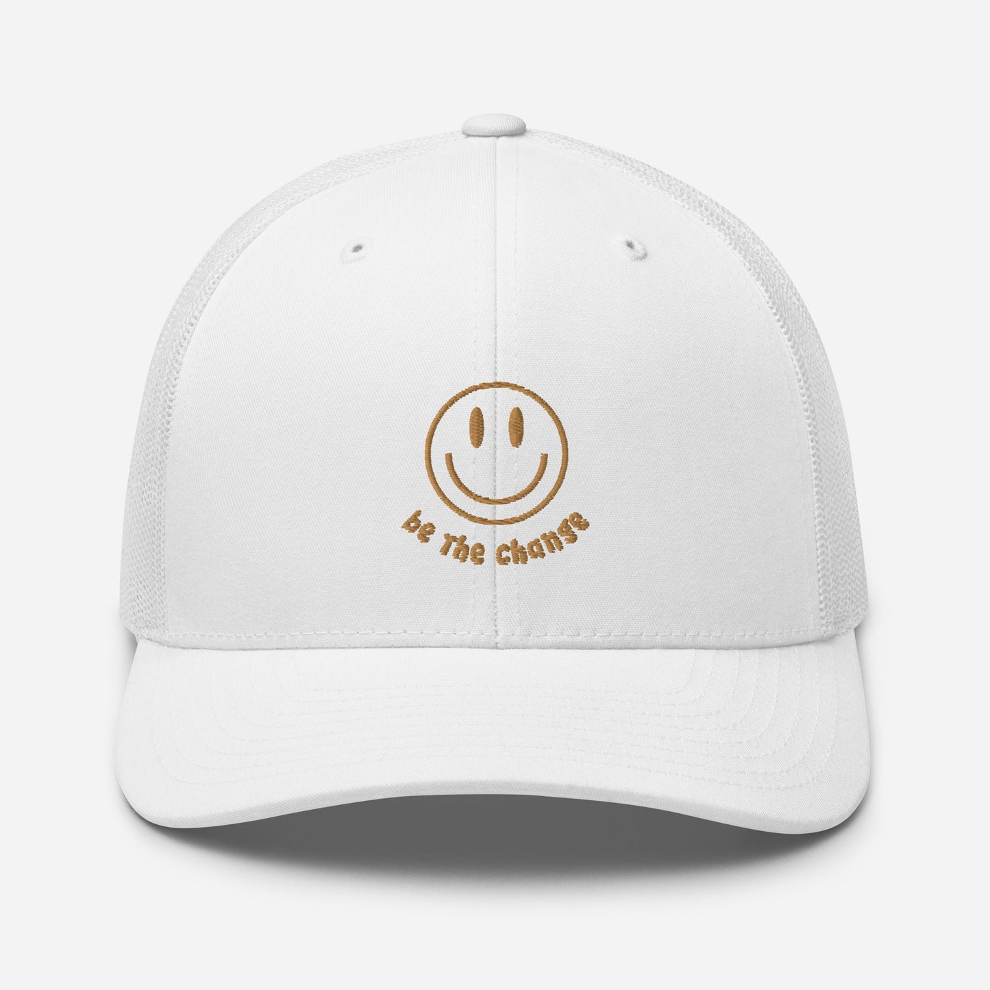 Be the Change Trucker Hat - Happy Looks