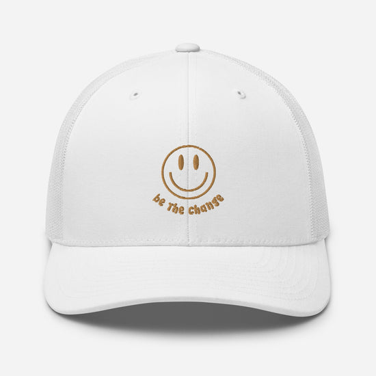 Be the Change Trucker Hat - Happy Looks