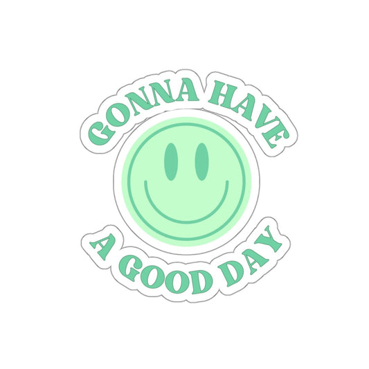 Gonna Have A Good Day Sticker in Lime - Happy Dance Clothing Co.