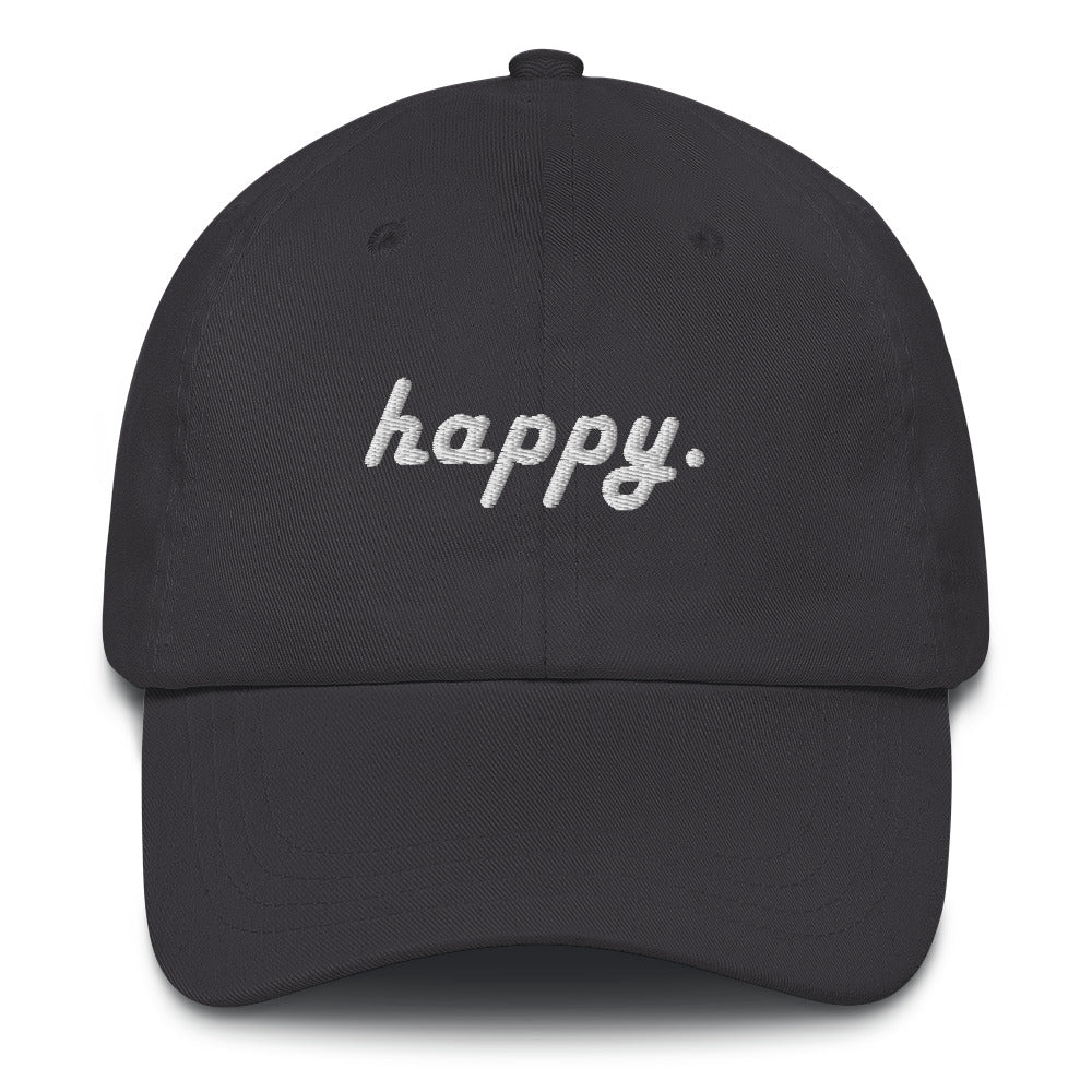 Happy. Ballcap - Happy Dance Clothing Co.