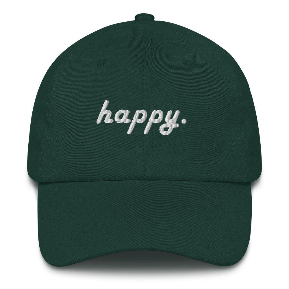 Happy. Ballcap - Happy Dance Clothing Co.