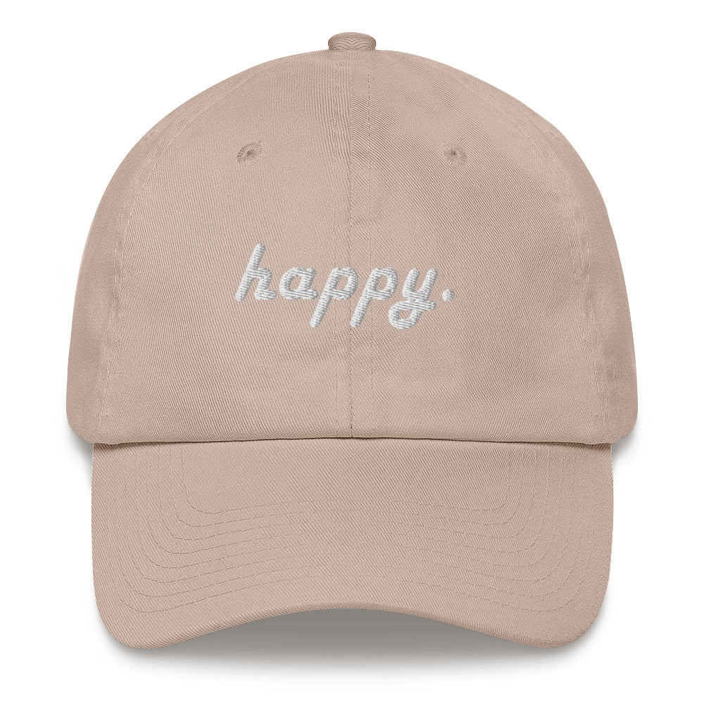 Happy. Ballcap - Happy Dance Clothing Co.