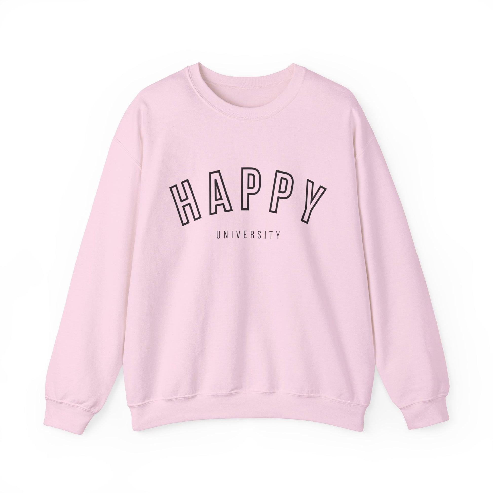 Happy University Sweatshirt in Black - Happy Dance Clothing Co.