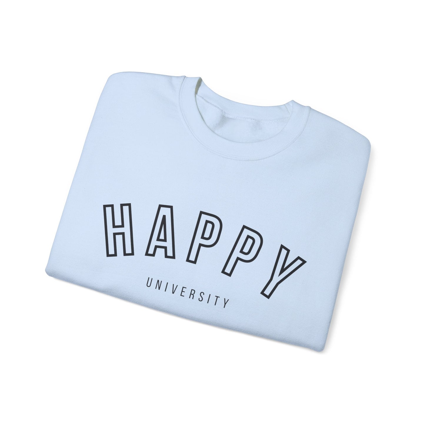 Happy University Sweatshirt in Black - Happy Dance Clothing Co.