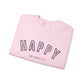 Happy University Sweatshirt in Black - Happy Dance Clothing Co.