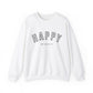 Happy University Sweatshirt in Black - Happy Dance Clothing Co.