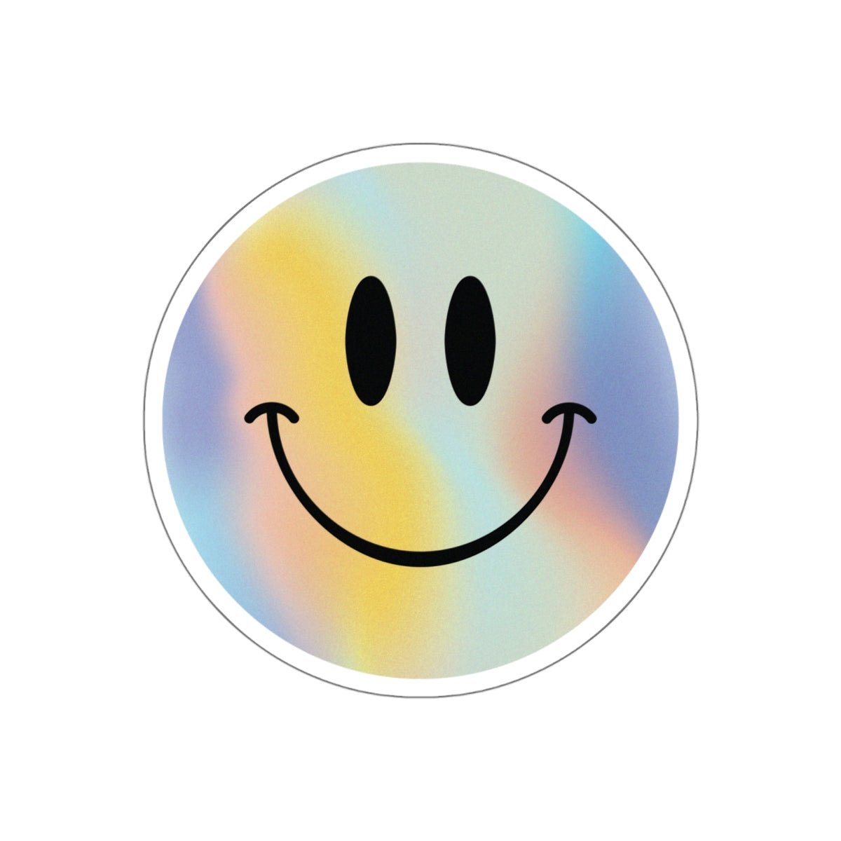 Holographic Smiley Sticker - Happy Dance Clothing Co.