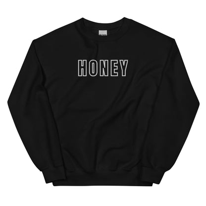 HONEY Embroidered Sweatshirt - Happy Dance Clothing Co.