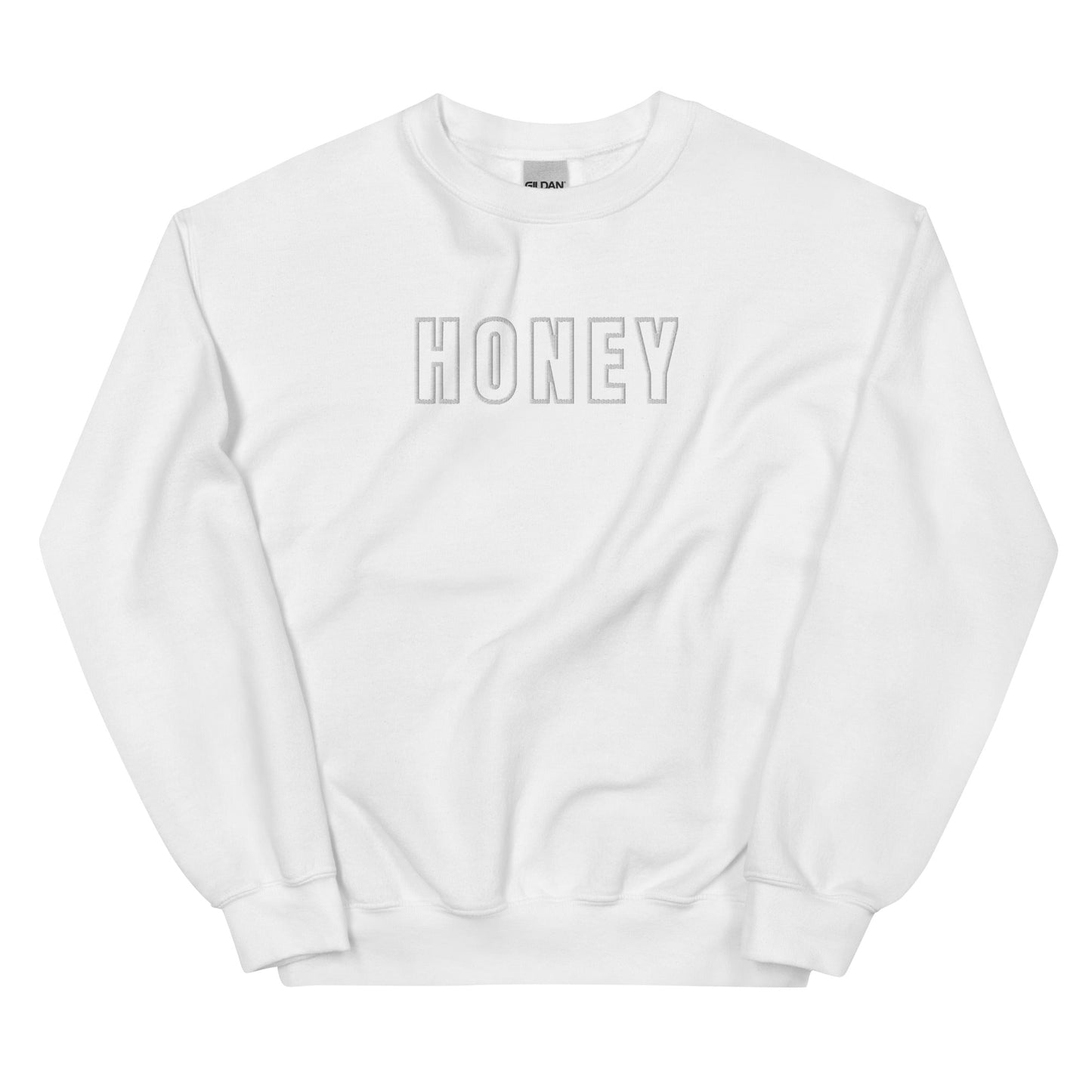 HONEY Embroidered Sweatshirt - Happy Dance Clothing Co.