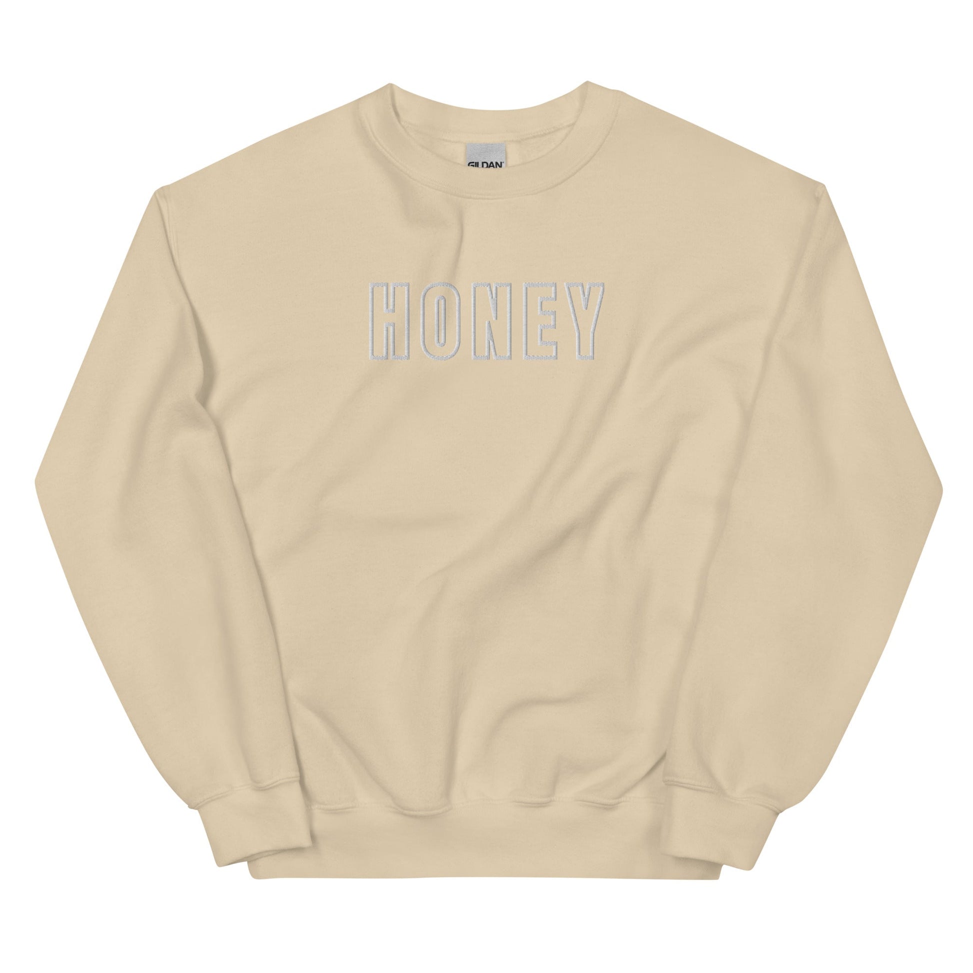 HONEY Embroidered Sweatshirt - Happy Dance Clothing Co.