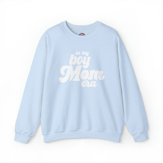 In My Boy Mom Era Crewneck Sweatshirt - Happy Dance Clothing Co.