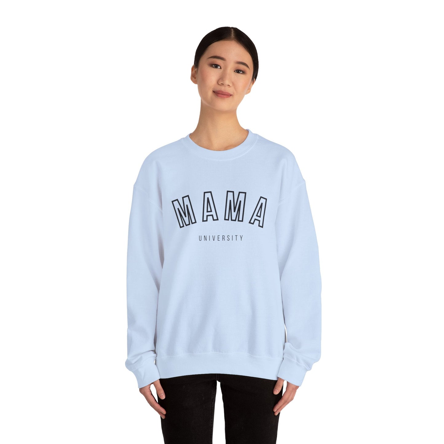 Mama University Sweatshirt in Black - Happy Dance Clothing Co.