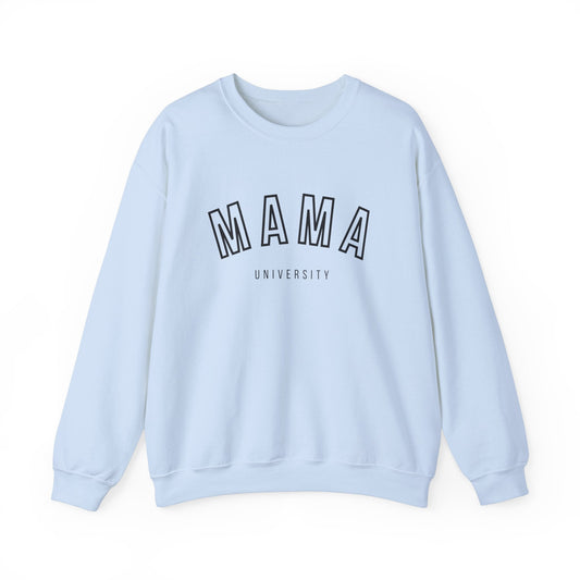 Mama University Sweatshirt in Black - Happy Dance Clothing Co.