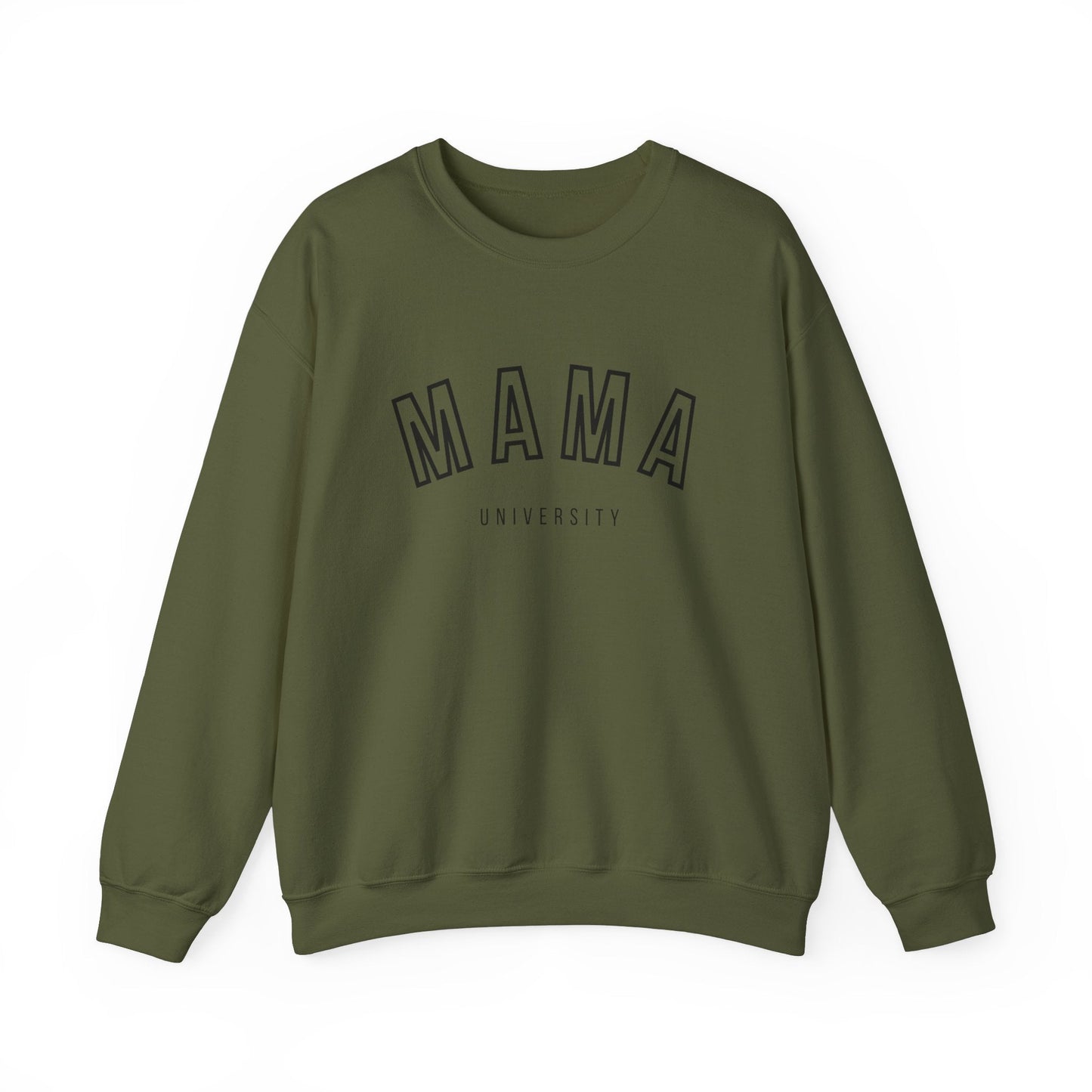 Mama University Sweatshirt in Black - Happy Dance Clothing Co.