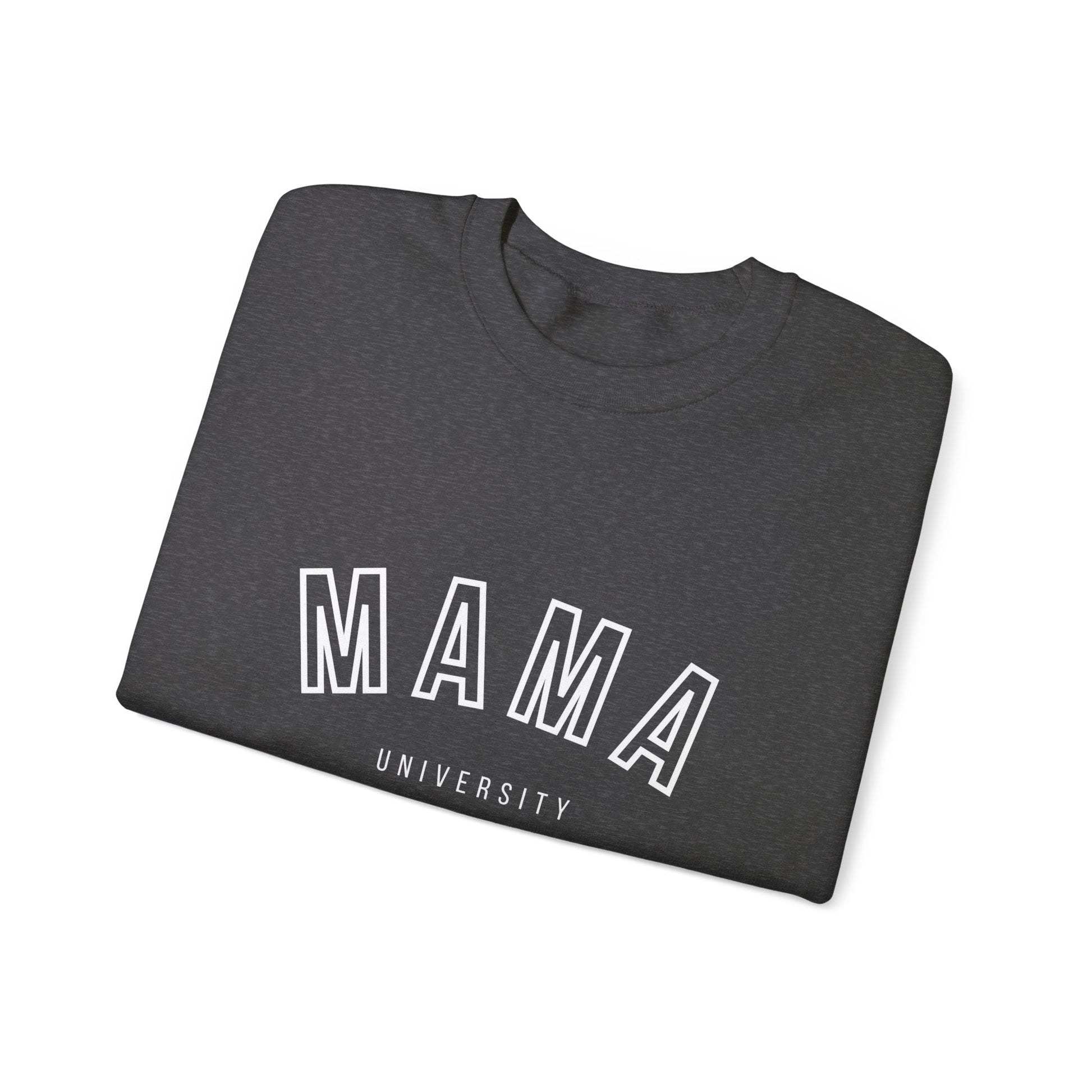 Mama University Sweatshirt in White - Happy Dance Clothing Co.