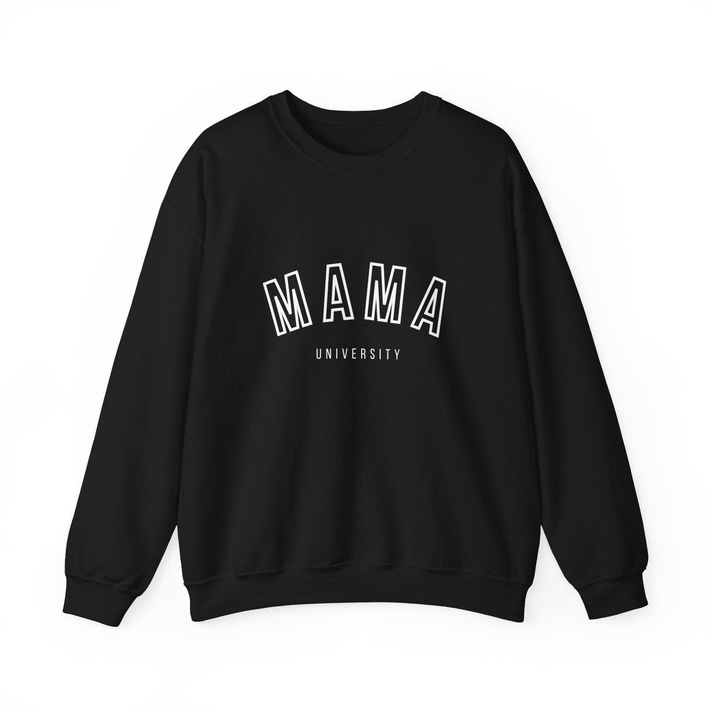 Mama University Sweatshirt in White - Happy Dance Clothing Co.