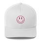 Pink Smiley Trucker Cap - Happy Dance Clothing Co.